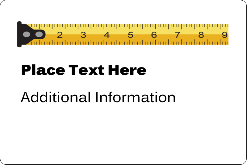 tape measure template